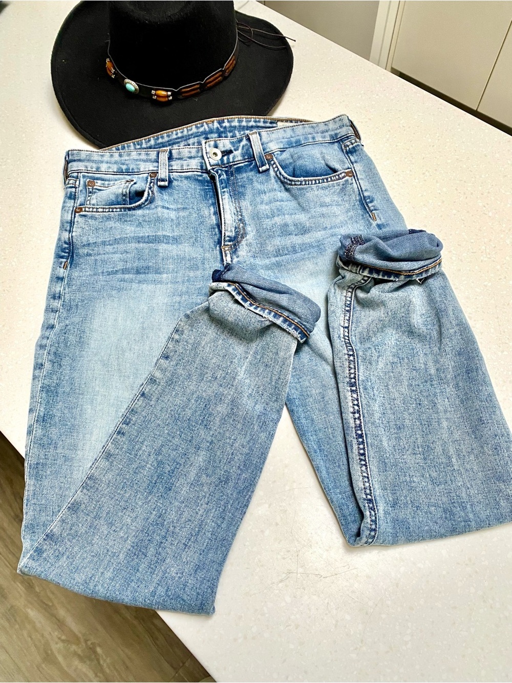 Rag & Bone cate mid rise skinny boho jeans w southwestern vibe